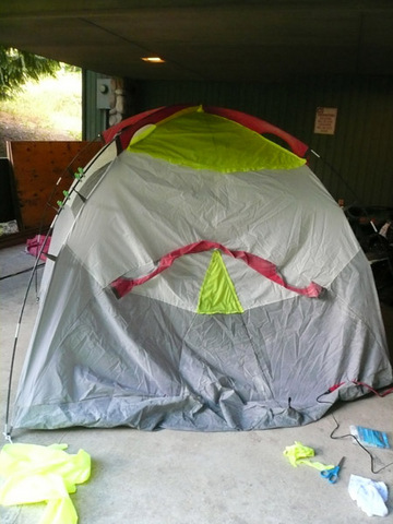 Sealed tent